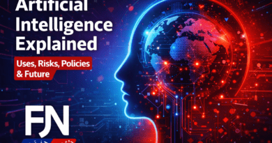 Artificial Intelligence Explained concept illustration