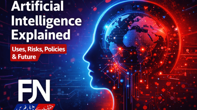 Artificial Intelligence Explained concept illustration