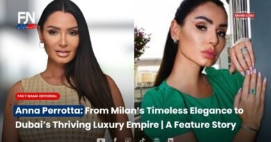 Anna Perrottas Dubai mein luxury branding aur Artemis Luxe ki founder ke taur par ek professional portrait