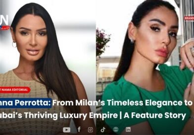 Anna Perrottas Dubai mein luxury branding aur Artemis Luxe ki founder ke taur par ek professional portrait