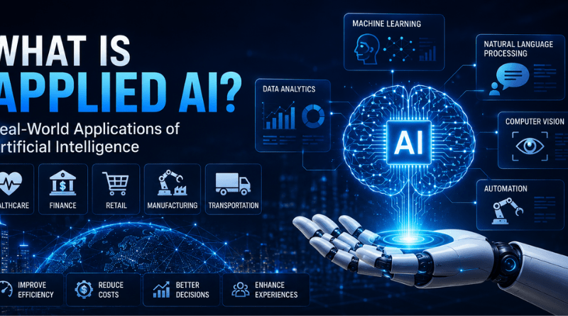 “what is applied ai real world artificial intelligence applications”