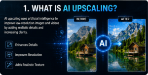 “What is AI upscaling technology improving low-resolution images into high-quality 4K visuals”