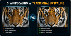 “What is AI upscaling technology improving low-resolution images into high-quality 4K visuals”